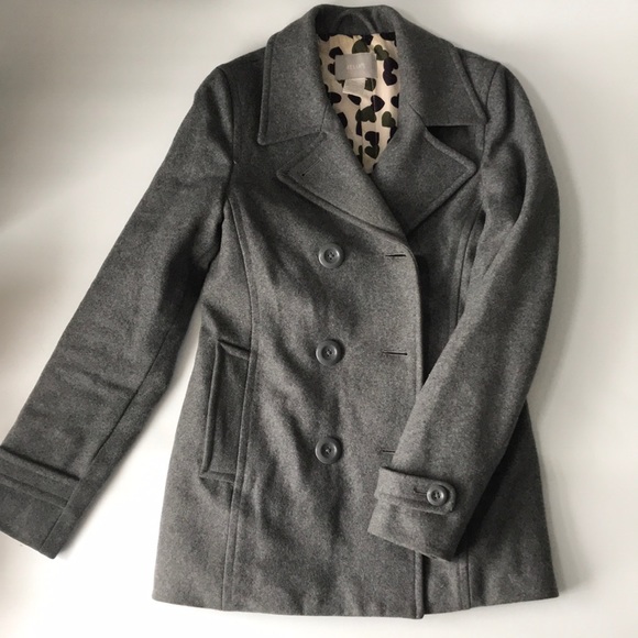 Grey pea coat - Picture 1 of 6